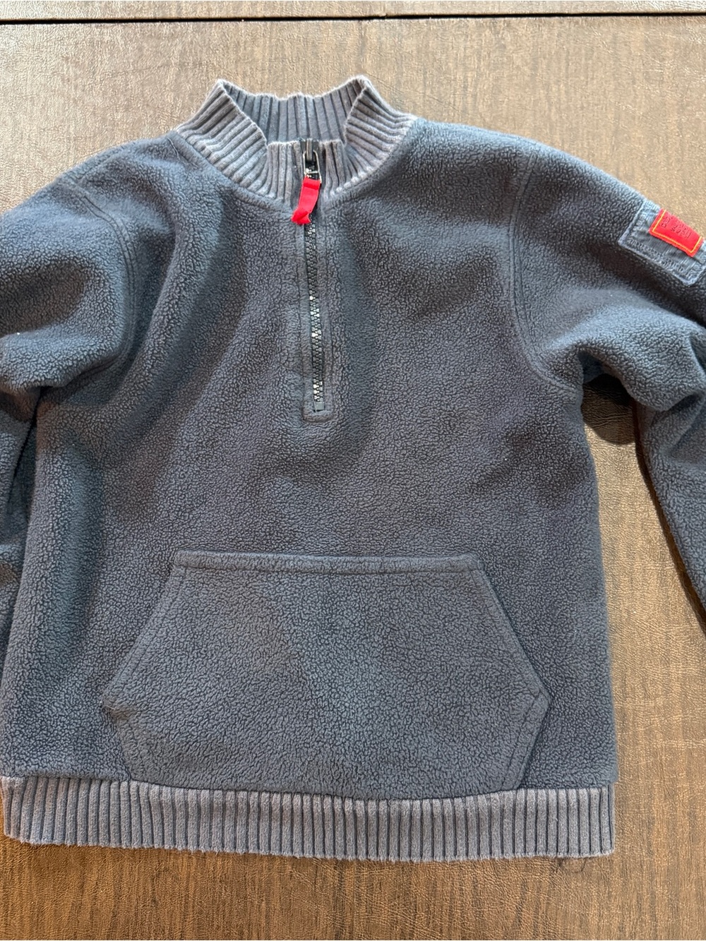 Boys Gap Quarter-Zip Fleece Pullover - Navy Sz 5xl